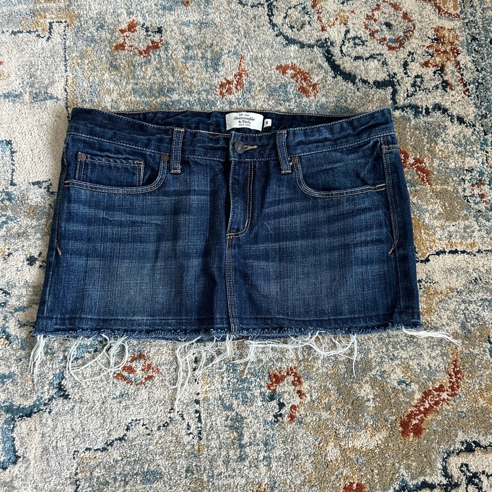 Abercrombie & Fitch Mini Denim Skirt